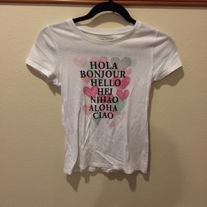 White Short Sleeve Tee